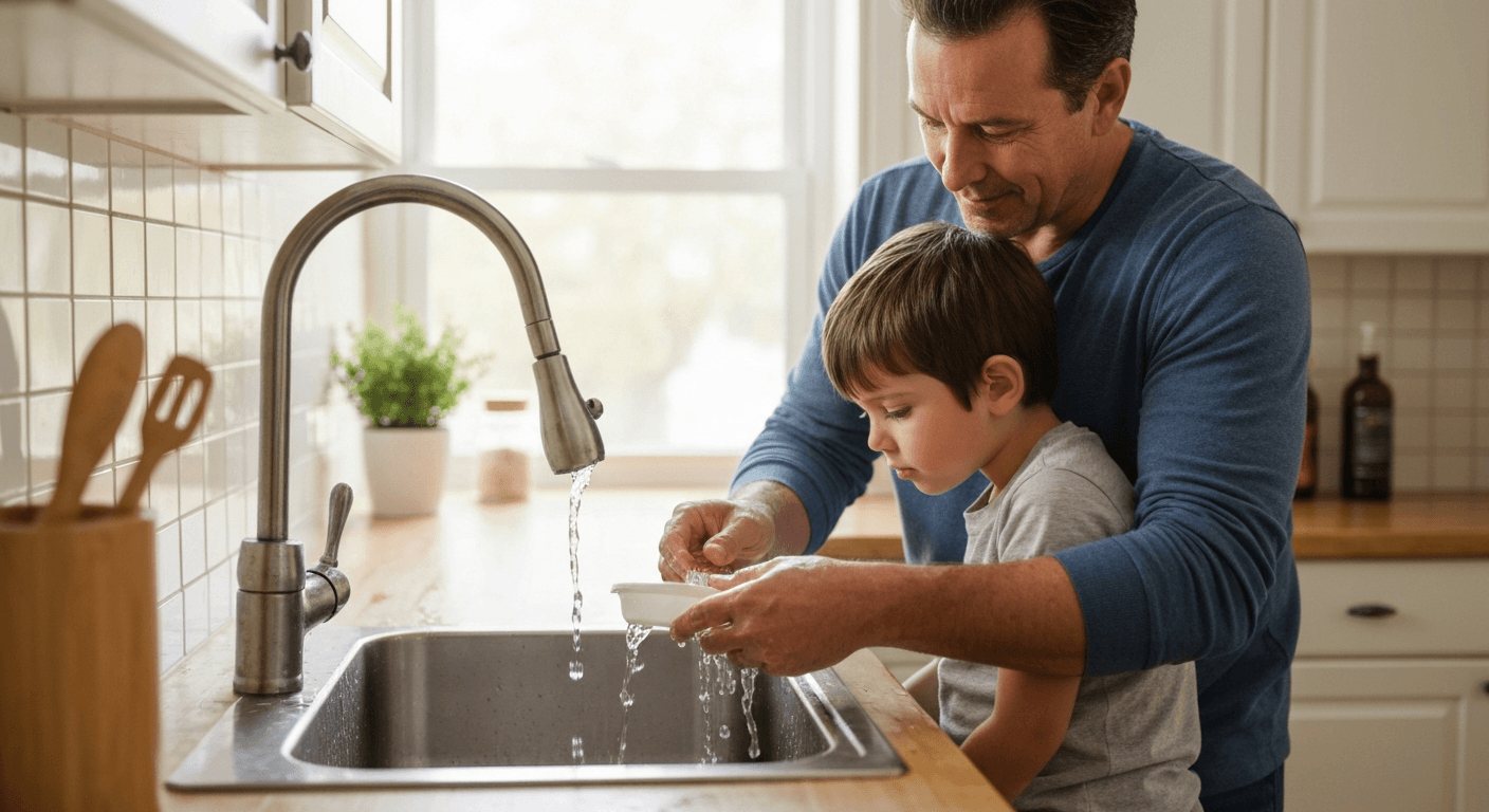 「やけどしました！」、子どものやけど