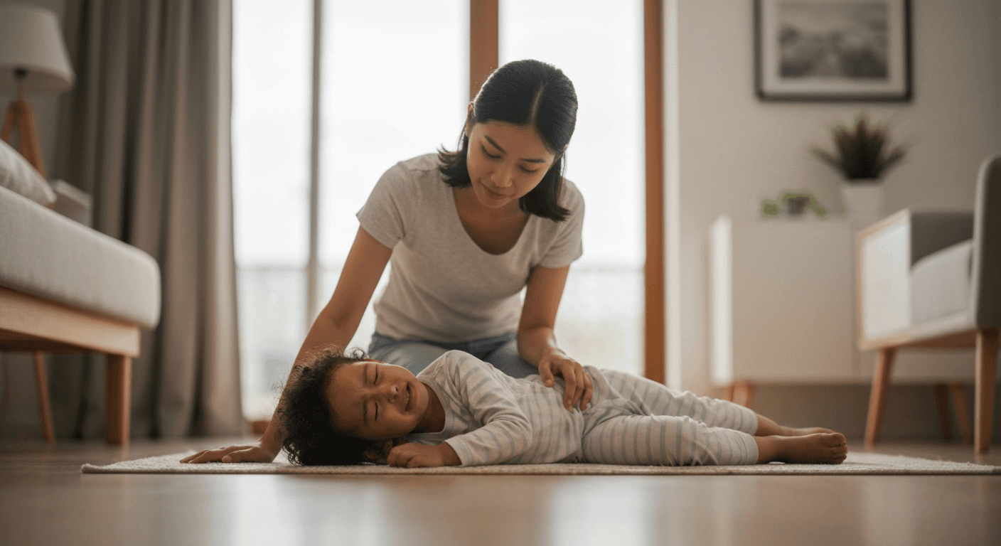 「夜に脚が痛いと泣きます」、成長痛