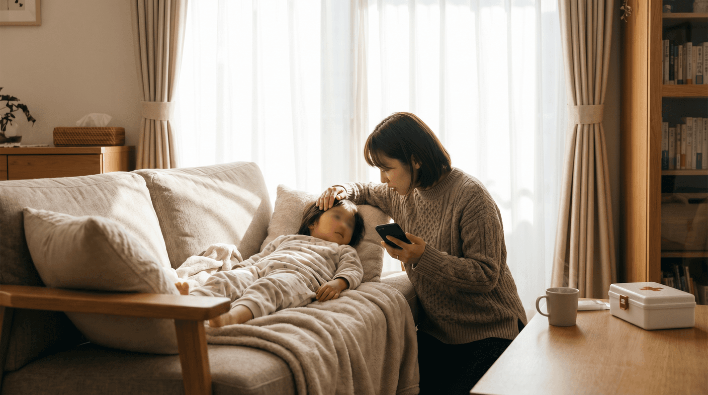 「頭を強く打った」、初期対応と受診の目安