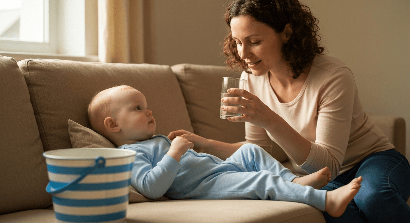 「吐いたあと、どう消毒すればいいの？」、ノロウイルスの消毒と二次感染予防