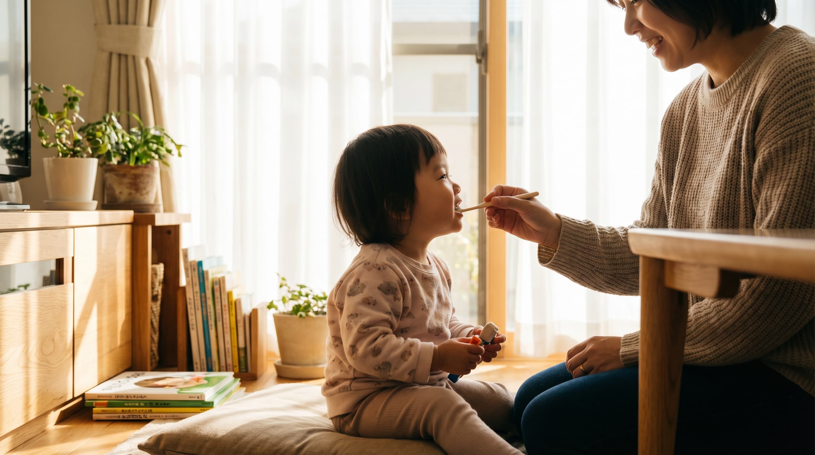 「まだ仕上げ磨きが必要？」、幼児期の歯磨き・虫歯予防・指しゃぶり