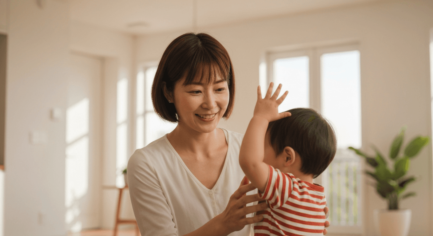 「逆さバイバイは発達障害？」、誤解されやすい赤ちゃんの仕草