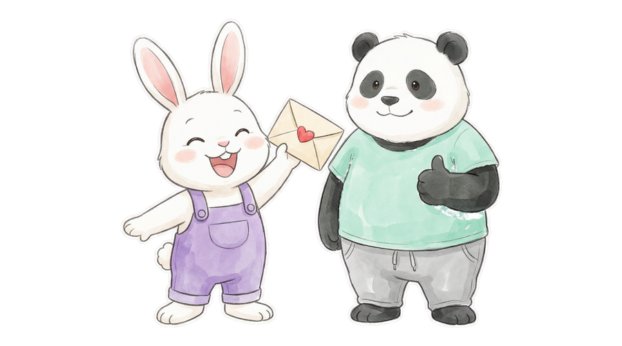 コンコン先生とうさぎさん